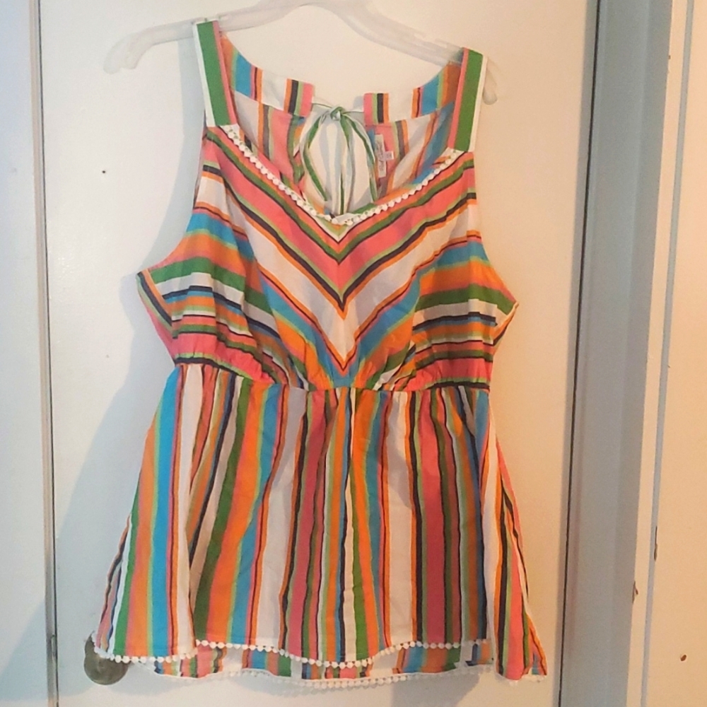 Adorable Bold Stripe Tank